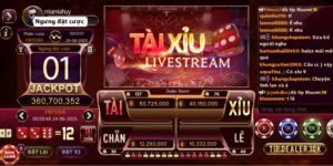 Các cửa cược tài xỉu đa dạng, phù họp với mọi game thủ