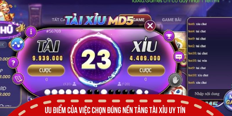 Chơi Tài Xỉu Online Ở Đâu Vừa An Toàn Vừa Đáng Tin Cậy Nhất 3 Ưu điểm của việc chọn đúng nền tảng tài xỉu uy tín