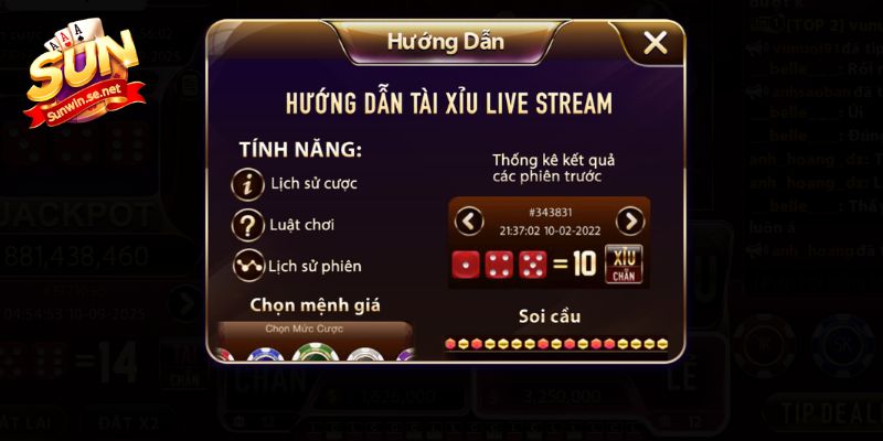 Ảnh Tài Xỉu Sunwin - Minh Họa Chân Thực Sân Chơi Xanh Chín 18 Thông tin luật chơi tài xỉu livestream cũng quy định rõ ràng